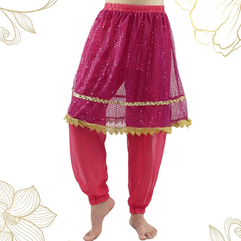 MUNAFIE Belly Dance Pants and Skirt for Fancy Dress Party Outfit Comfortable and Stylish Dancewear for Women - Image 3